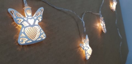 Guirnalda Angelitos metal luz led - Imagen 2