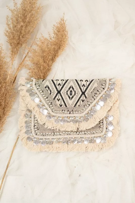 Clutch Cartera Bordada Adelle