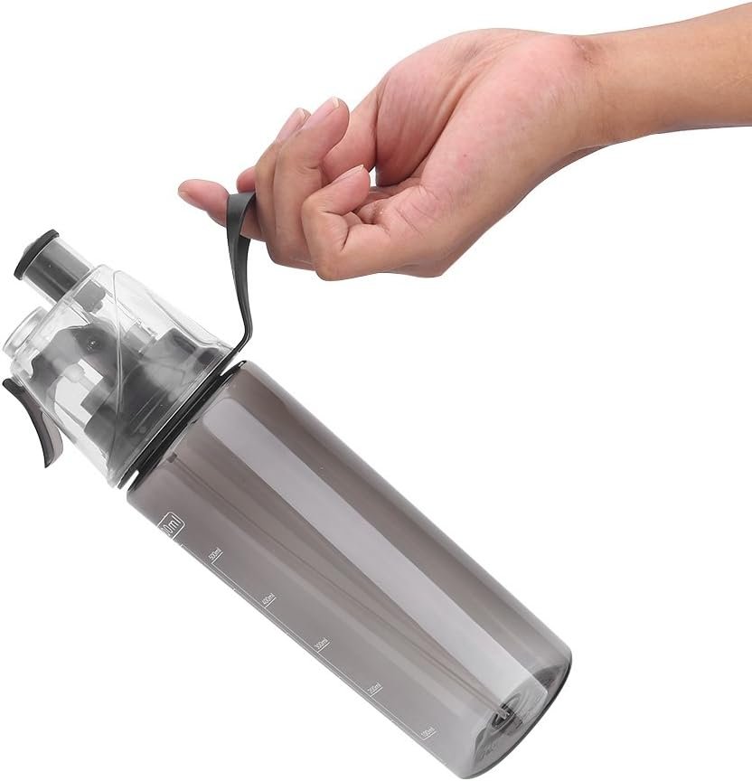 💧 Botella 2 en 1 · Hidratación & Bruma · 600 ml - Imagen 3