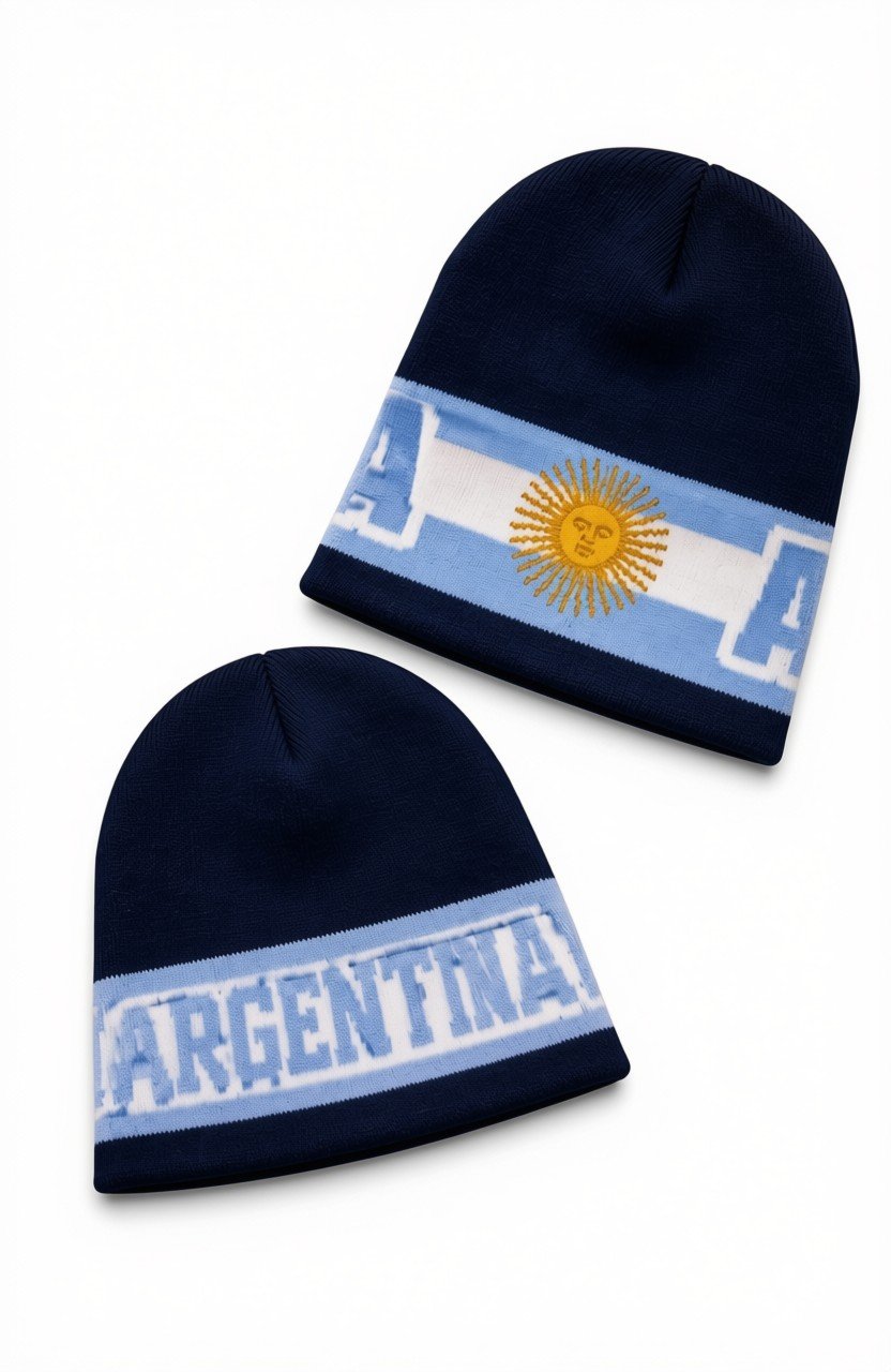 💙🤍🇦🇷 Bufanda Reversible Doble Lana Argentina - Imagen 4
