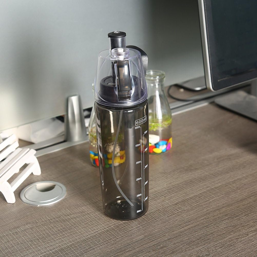 💧 Botella 2 en 1 · Hidratación & Bruma · 600 ml - Imagen 5