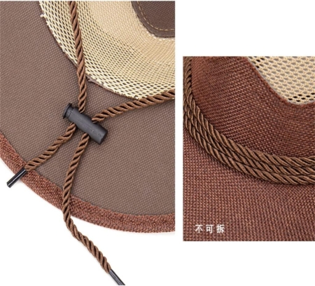 Sombrero estilo cowboy Pespunteado Red - Imagen 14