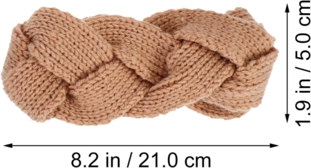 Vincha tejida trenza Veronica - Imagen 2