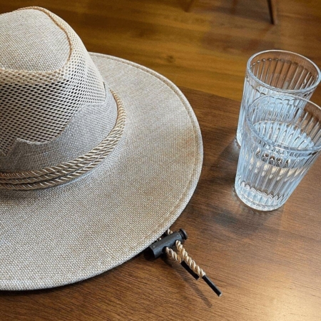 Sombrero estilo cowboy Pespunteado Red