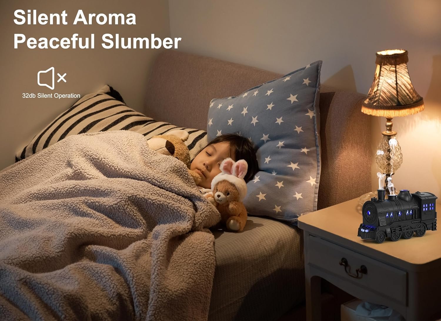 Difusor Humidificador de Aceite esencial de Aromas Locomotora Potter - Imagen 13