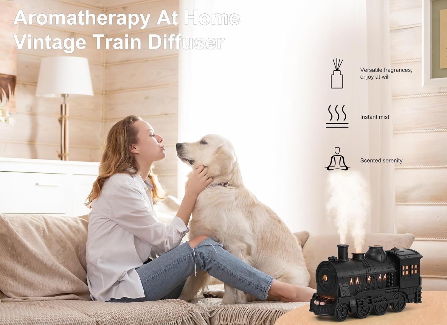 Difusor Humidificador de Aceite esencial de Aromas Locomotora Potter - Imagen 11