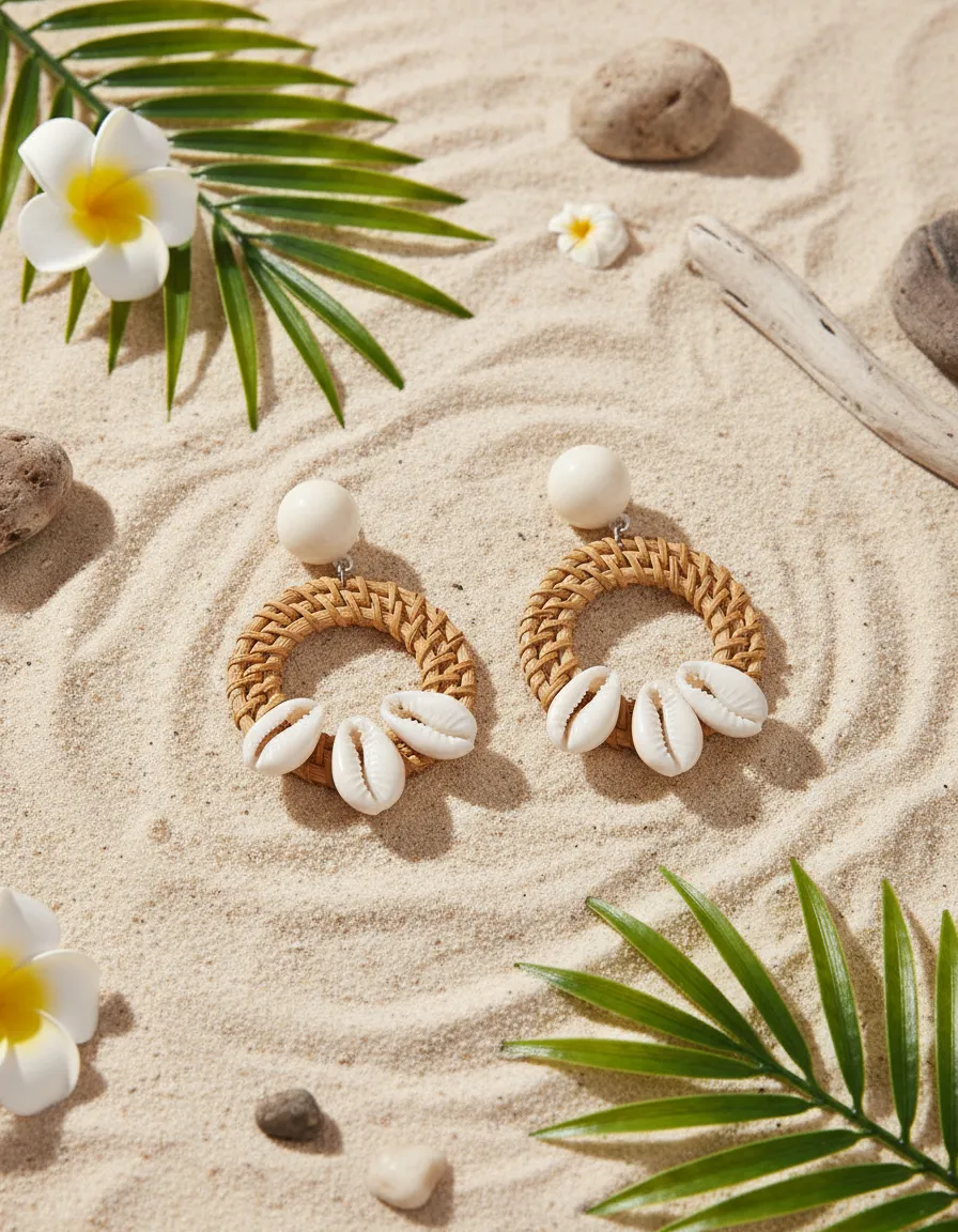 Aros de Rafia Natural, Madera y Metal – Miscellaneous by CAFF - Imagen 18