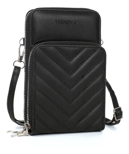 Portacelular Bandolera De Mujer Cuero Pu Cartera Trendy