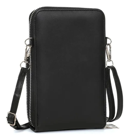 Portacelular Bandolera De Mujer Cuero Pu Cartera Trendy - Imagen 8
