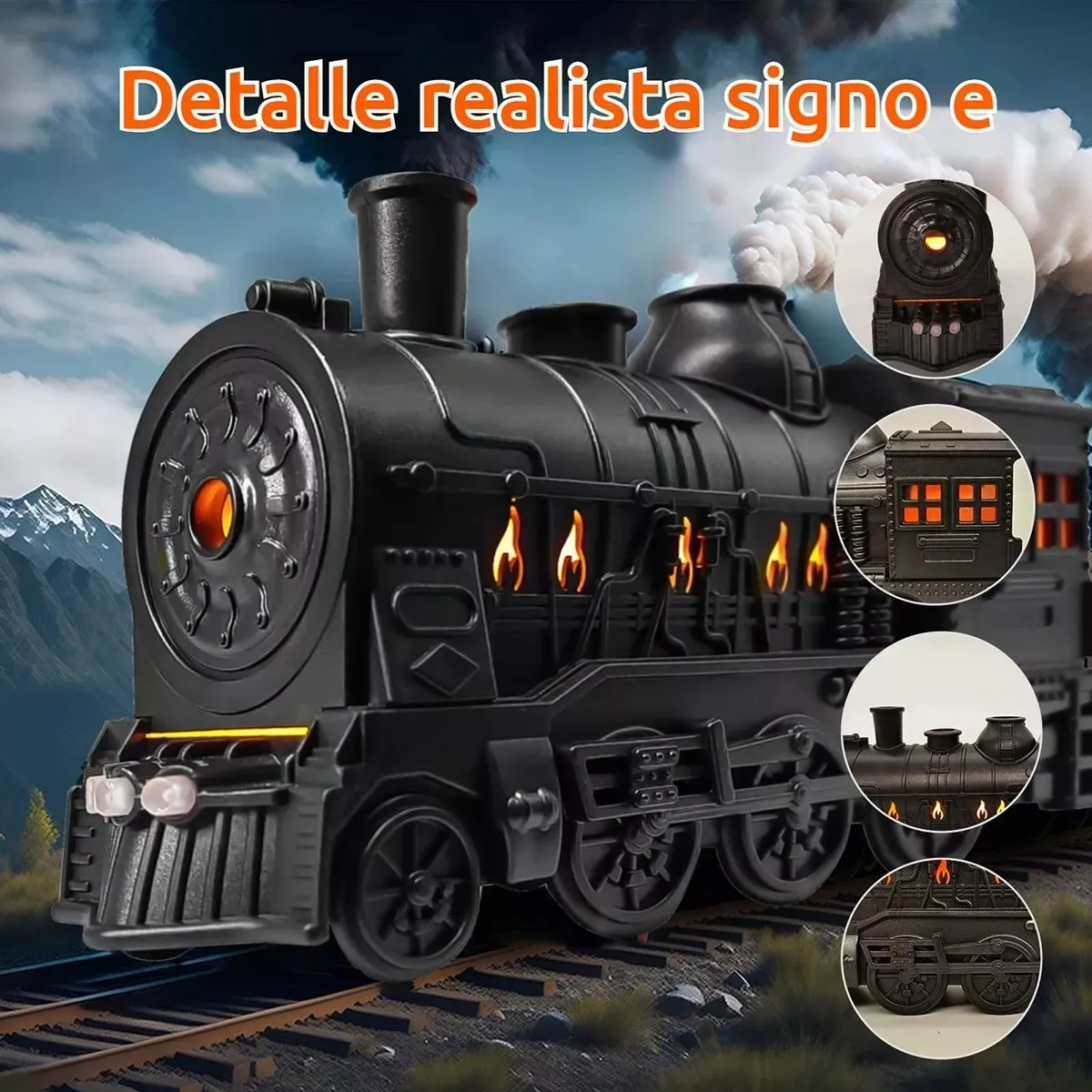 Difusor Humidificador de Aceite esencial de Aromas Locomotora Potter - Imagen 6