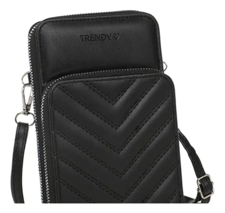 Portacelular Bandolera De Mujer Cuero Pu Cartera Trendy - Imagen 3
