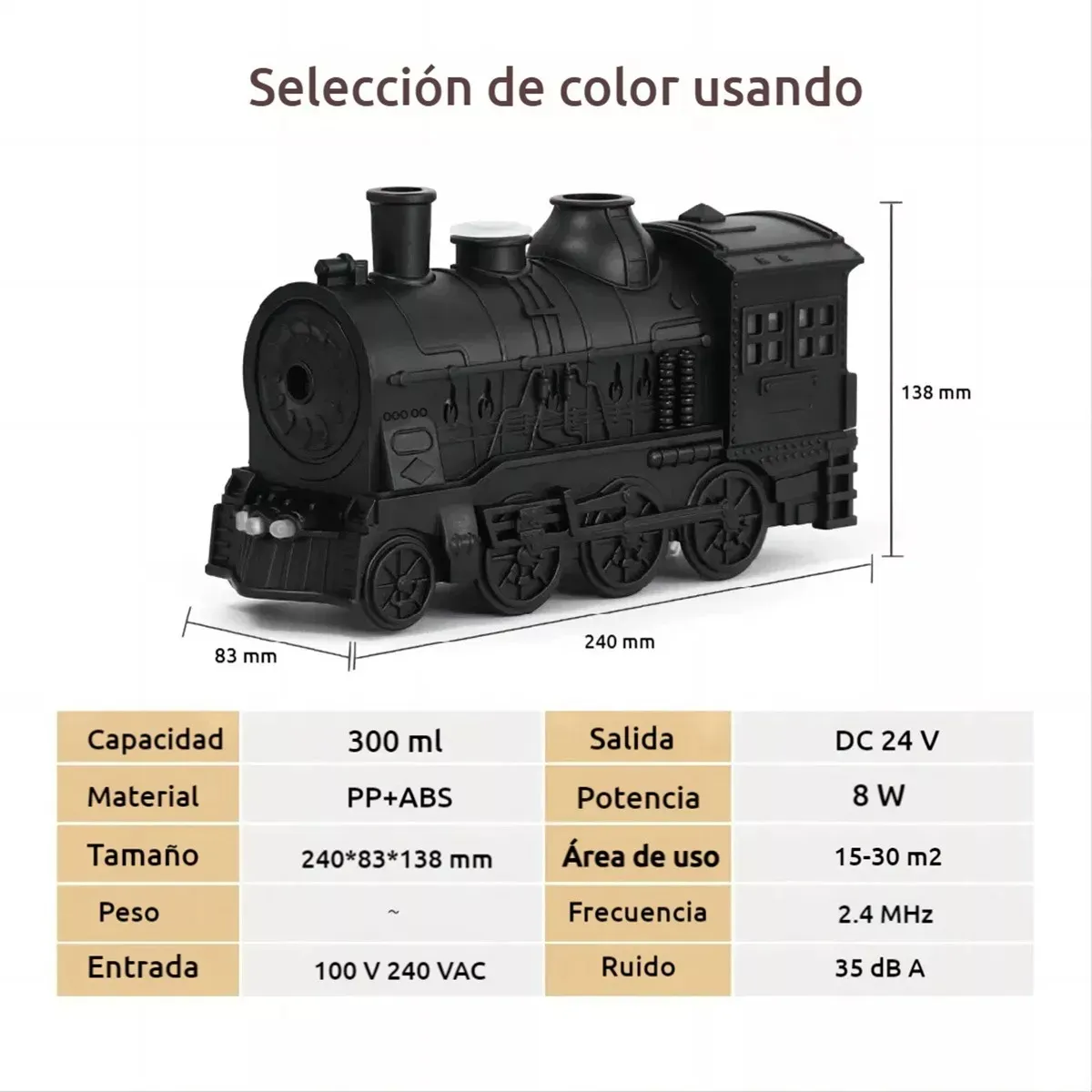 Difusor Humidificador de Aceite esencial de Aromas Locomotora Potter - Imagen 4