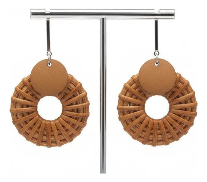 Aros de Rafia Natural, Madera y Metal – Miscellaneous by CAFF - Imagen 8