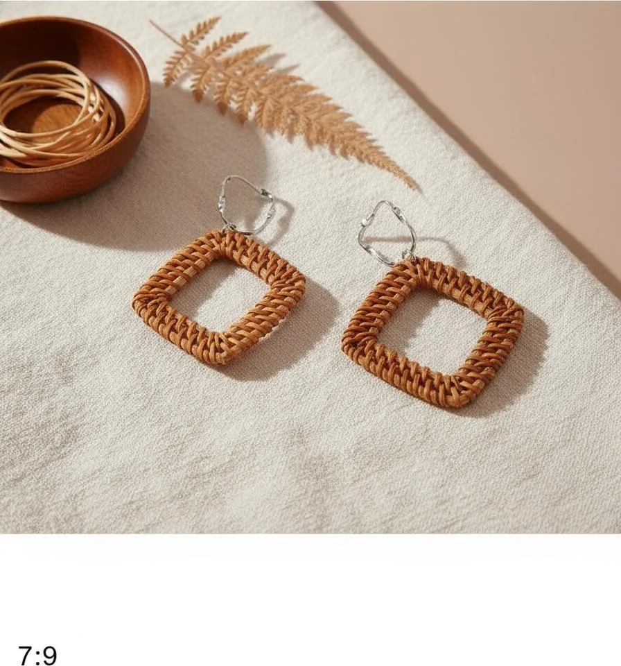 Aros de Rafia Natural, Madera y Metal – Miscellaneous by CAFF - Imagen 22