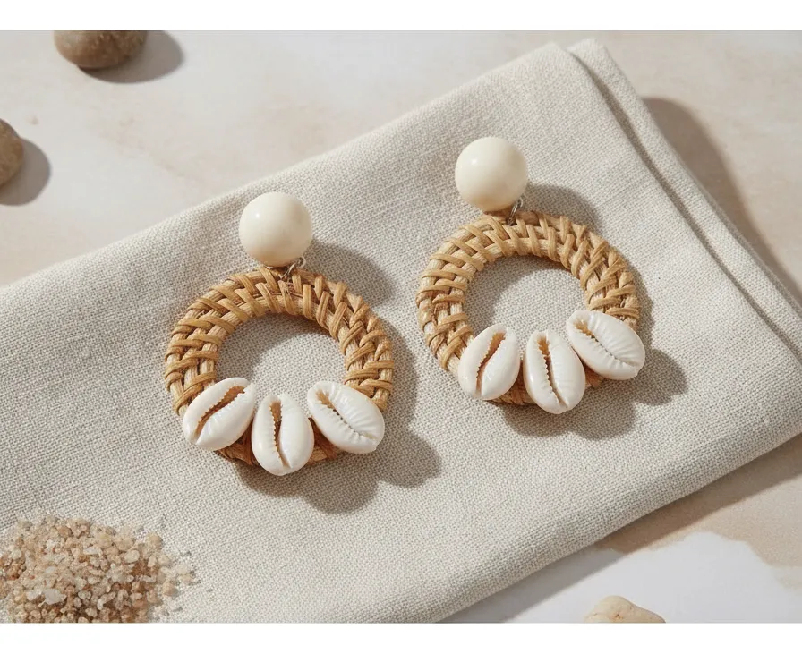 Aros de Rafia Natural, Madera y Metal – Miscellaneous by CAFF - Imagen 19