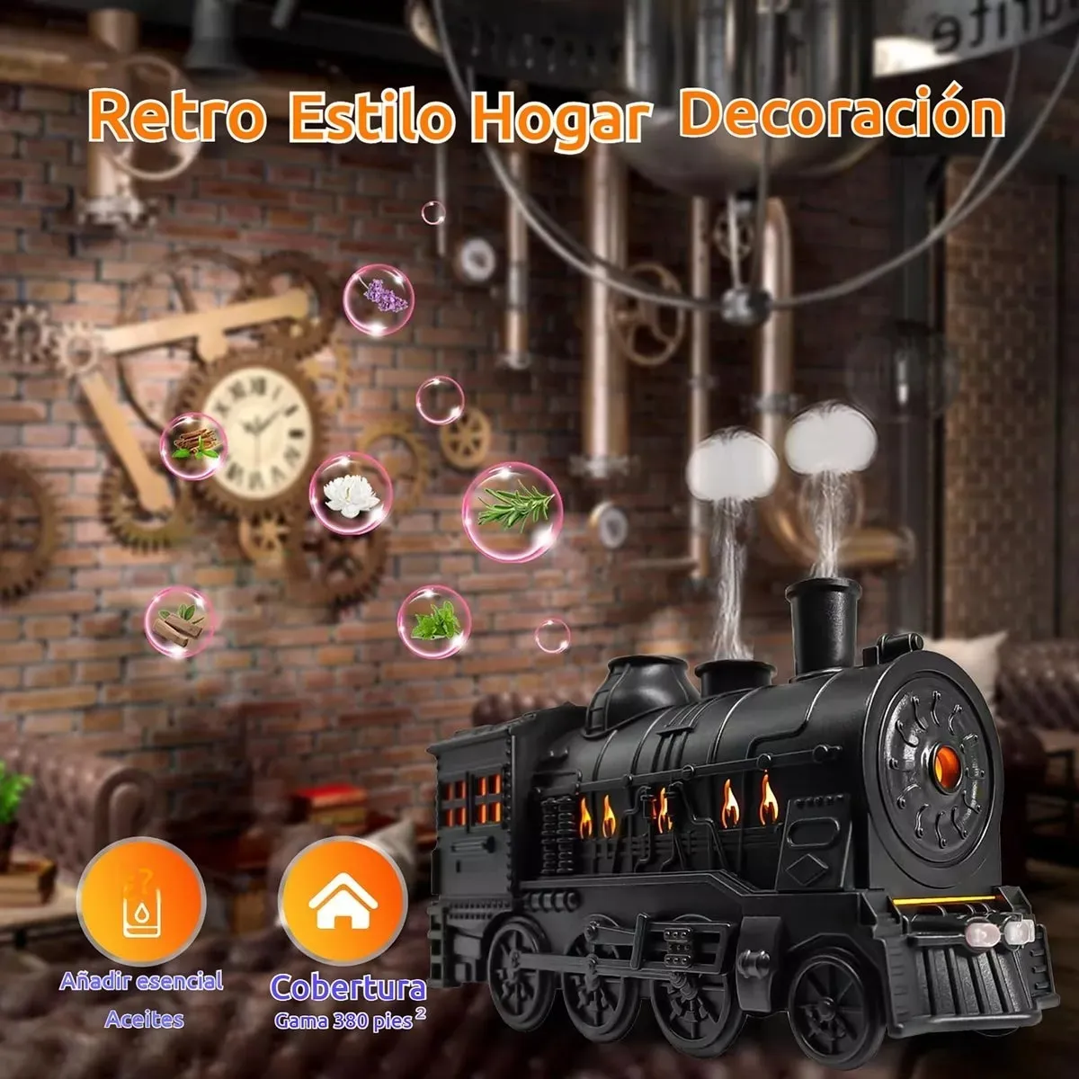 Difusor Humidificador de Aceite esencial de Aromas Locomotora Potter - Imagen 5