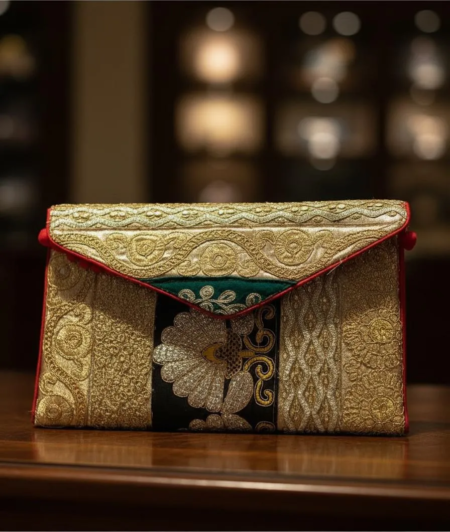 Cartera Clutch Sobre Bordado Elena - Imagen 4
