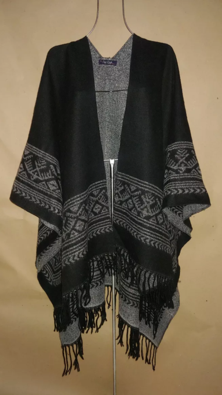 Ruana Poncho Manta Paulina - Imagen 6