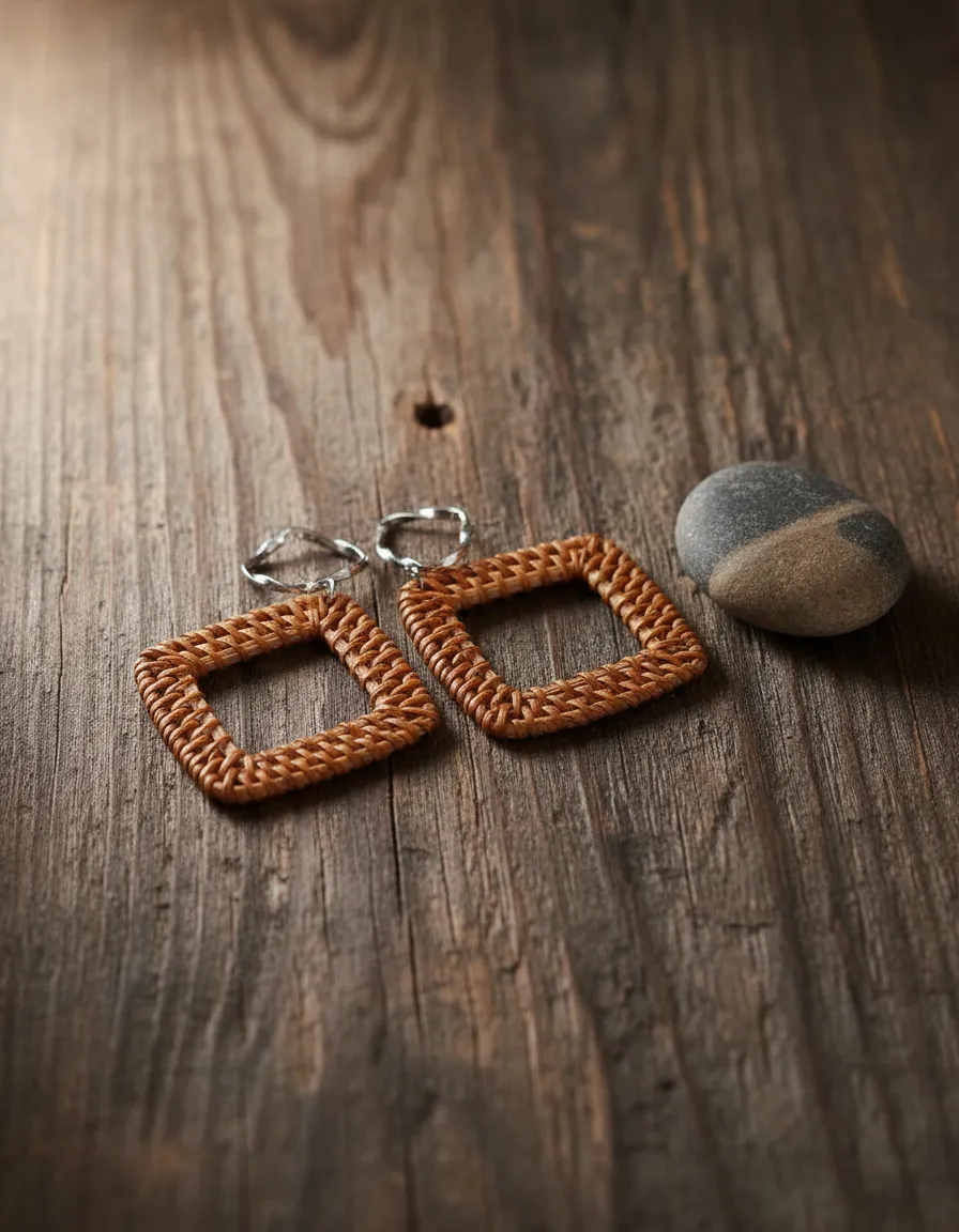 Aros de Rafia Natural, Madera y Metal – Miscellaneous by CAFF - Imagen 20