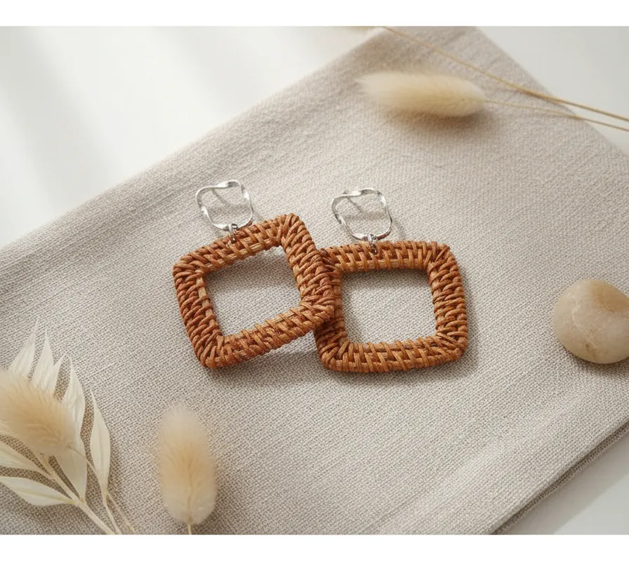 Aros de Rafia Natural, Madera y Metal – Miscellaneous by CAFF - Imagen 23