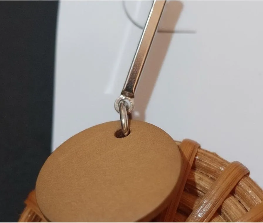 Aros de Rafia Natural, Madera y Metal – Miscellaneous by CAFF - Imagen 7