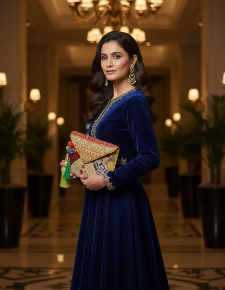Clutch Cartera Bordada Orion - Imagen 6