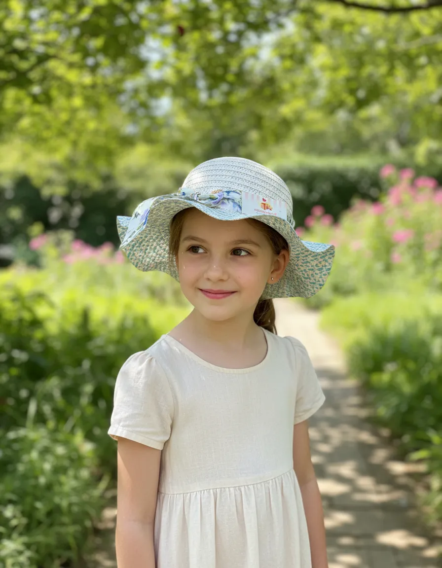 🌼👒 Capelina Infantil “Jardín Encantado” – Miscellaneous by CAFF 👒🌼 - Imagen 2