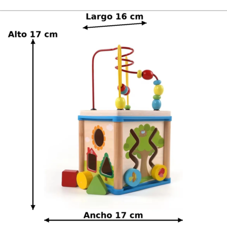 Cubo Didactico grande 5 en 1 - Imagen 7