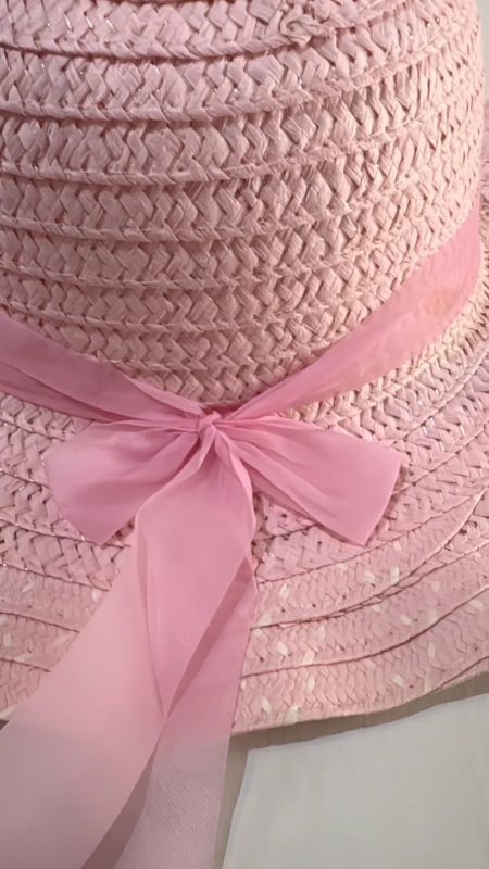 🌸👒 Capelina Infantil “Rosa de Algodón” – Miscellaneous by CAFF 👒🌸 - Imagen 5