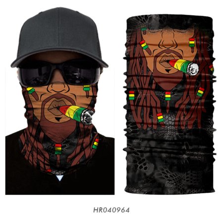 Cuello Bandana Vincha bufanda gorro Headwear Multiuso Buff Jamaica