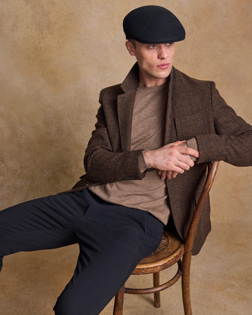 Boinas Estilo Jockey London Paño Brico - Imagen 38