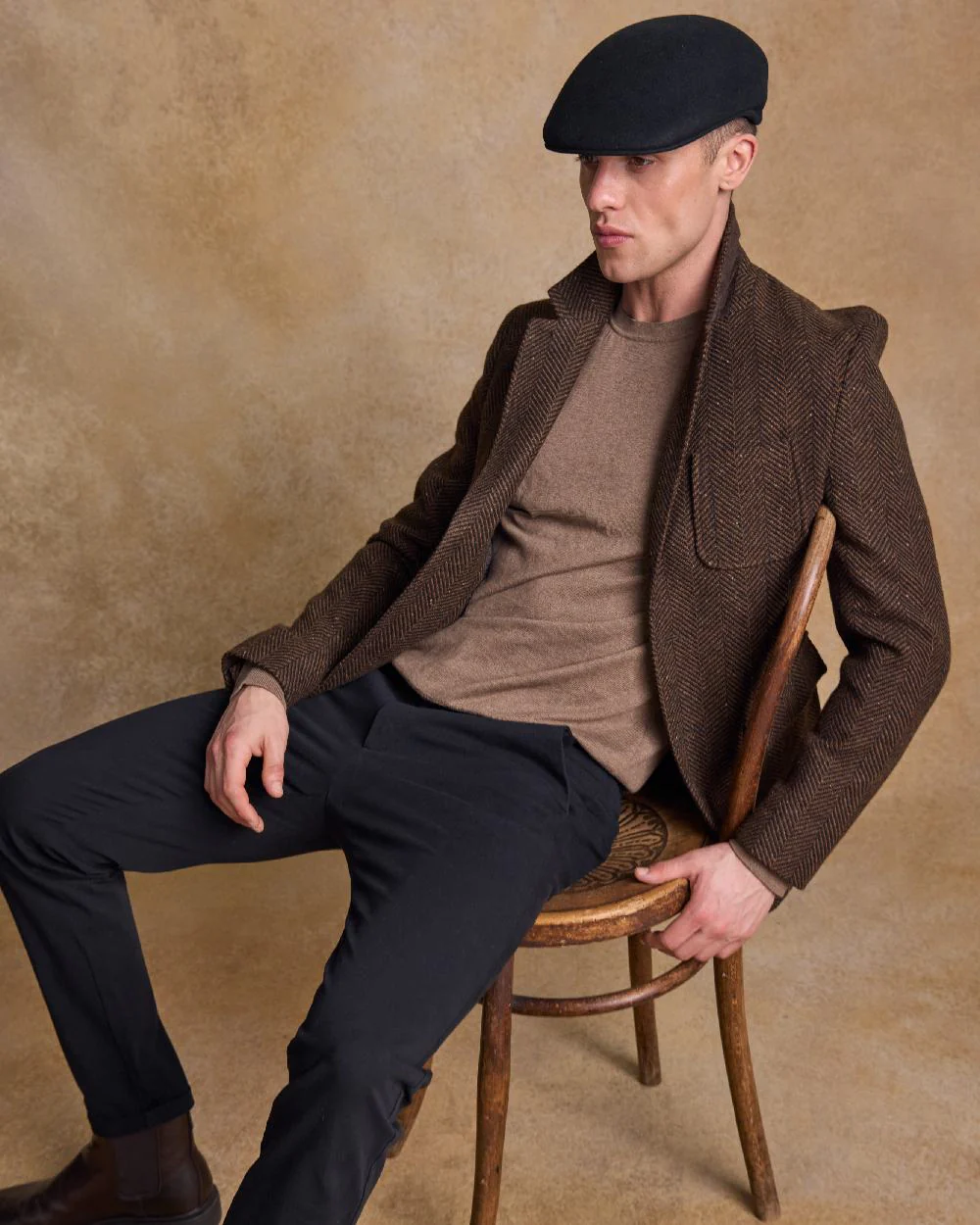 Boinas Estilo Jockey London Paño Brico - Imagen 37