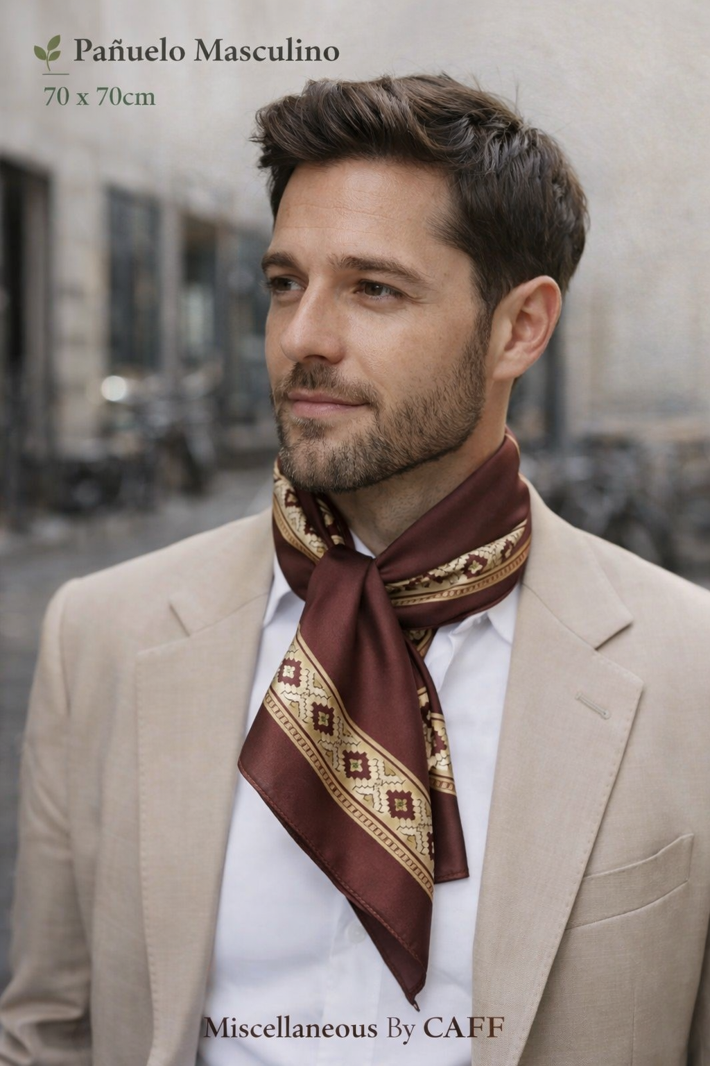 🧣 Pañuelo Masculino Guarda Pampa - Imagen 2