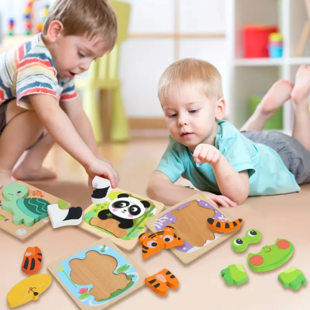 Rompecabezas de madera Primera infancia - Imagen 5