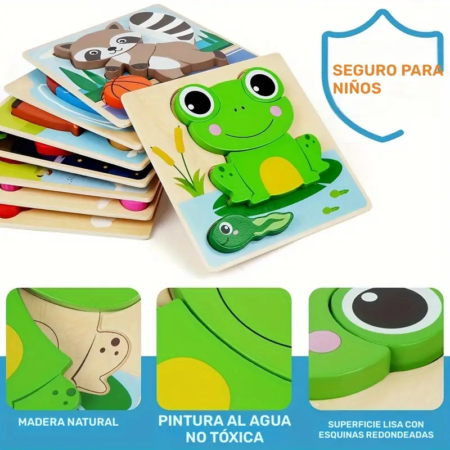 Rompecabezas de madera Primera infancia - Imagen 11