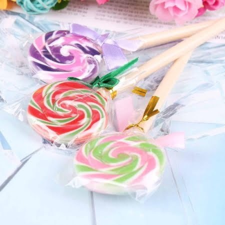 Lapicera birome Chupetin lolipop Paletas Dulces - Imagen 4