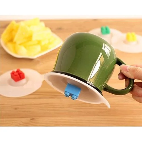 Cubre Taza De Silicona Color, Util, Y Divertido - Imagen 4