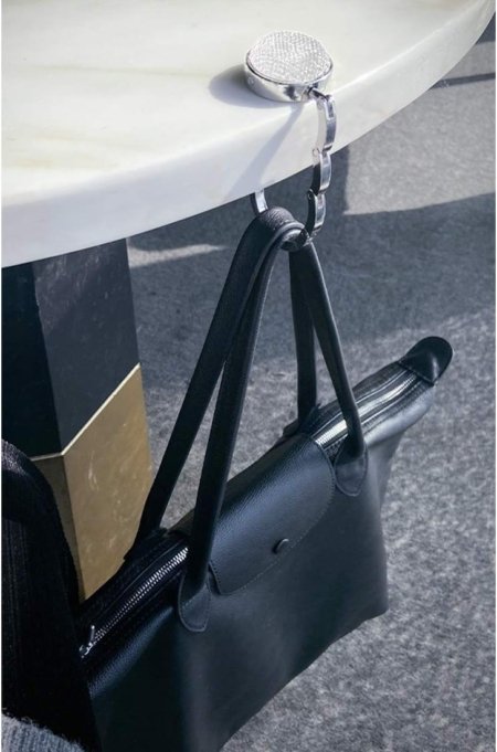 Gancho plegable redondo para cuelga cartera bolso - Imagen 19