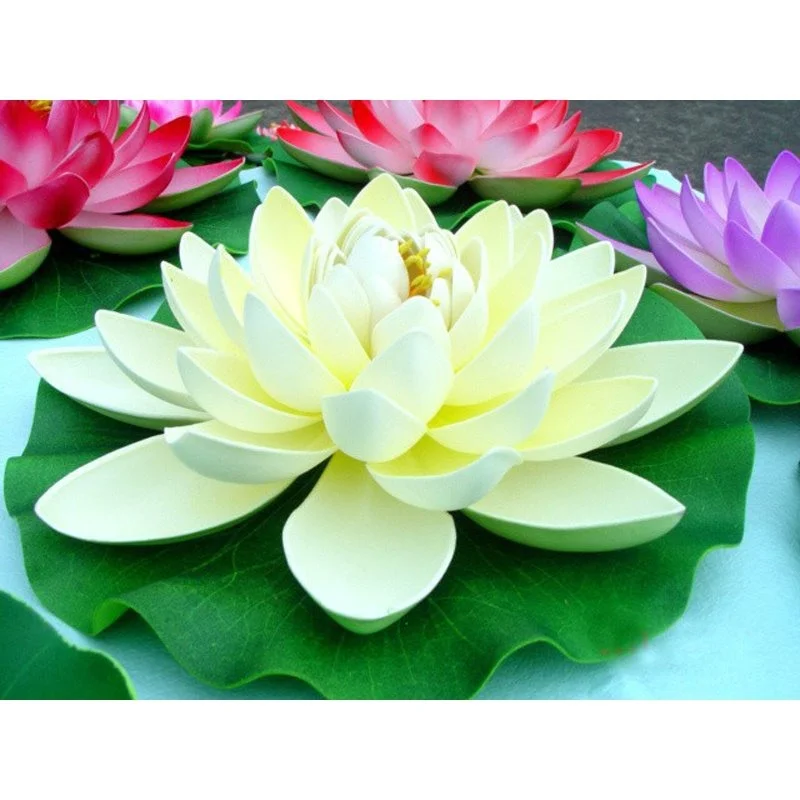 Flor De Loto Artificial 17,5 cm