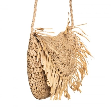 Bolso Cartera Bandolera Rafia Pili - Imagen 8