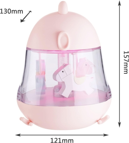 Lampara Velador Musical Infantil Calesita - Imagen 7