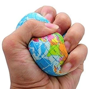 Pelota Antistress Soft Globo Terráqueo