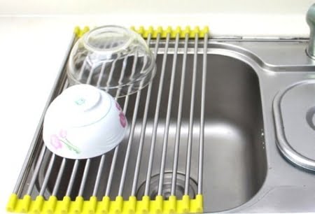 Tender Bacha Escurridor Extensible Seca Platos Pileta Cocina - Imagen 3