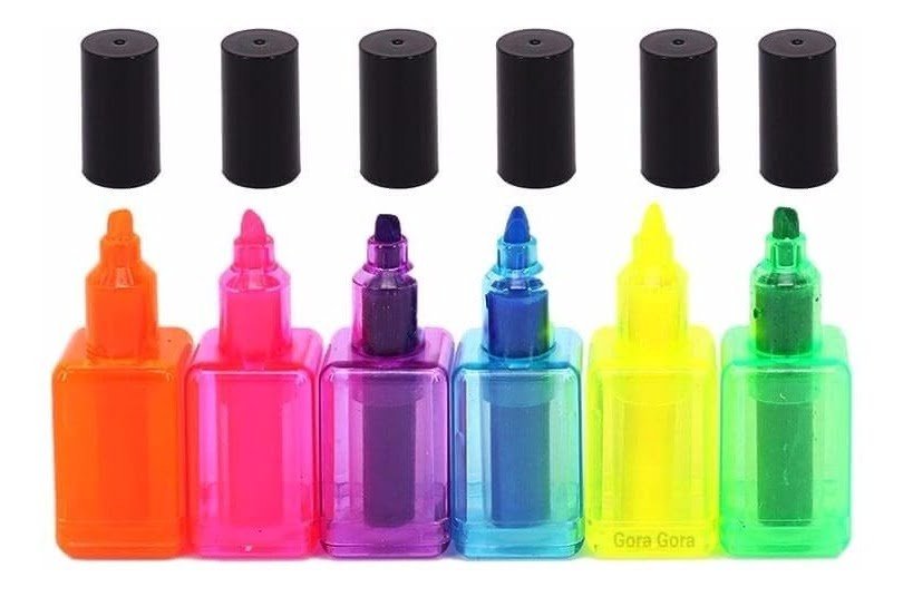 Resaltador Esmalte X 6