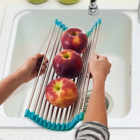 Tender Bacha Escurridor Extensible Seca Platos Pileta Cocina - Imagen 5