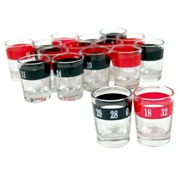 Juego de Ruleta y shots 16 vasos - Imagen 2