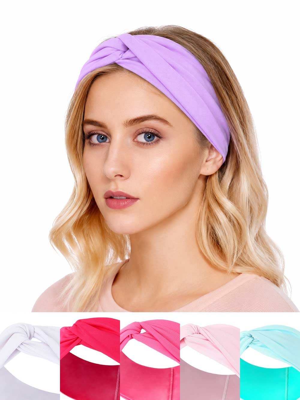 🌸 Vincha Turbante Cruzada de Tela Suave - Imagen 2