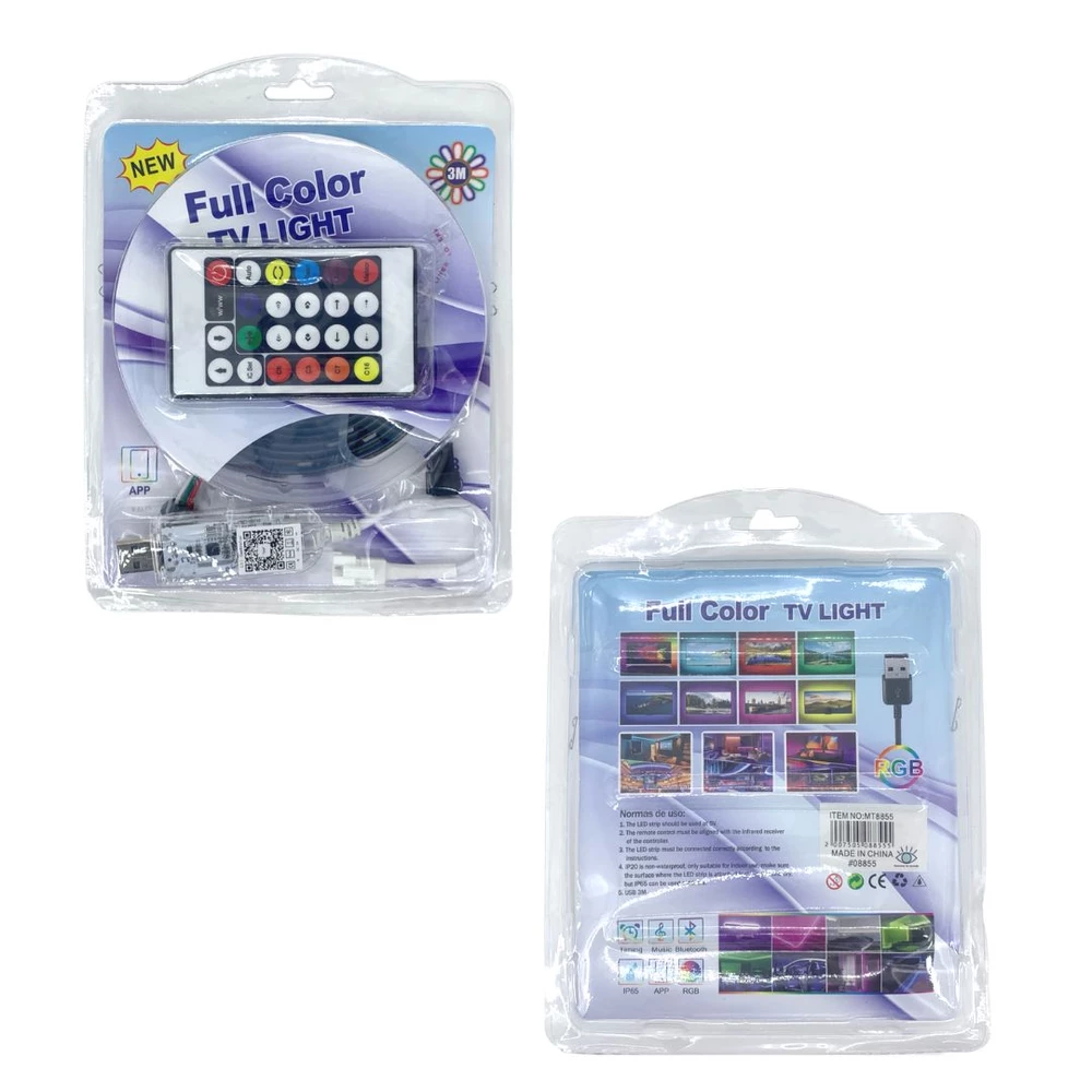 🌈 Tira LED 5050 RGB USB · 3 Metros - Imagen 3