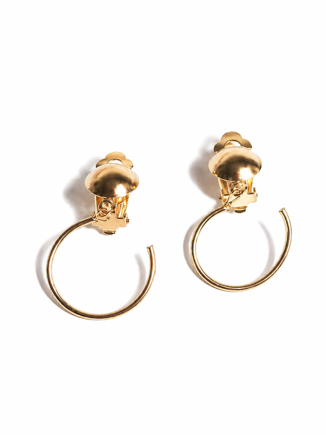 Aros de Argolla con Clip · Dorado o Plateado - Imagen 3