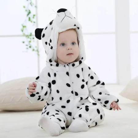 Pijama Kigurumi Cosplay Disfraz Unisex Bebe Dalmata - Imagen 18